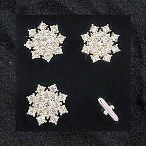 Blanket Links Horse Show Number Pins Set of 4 New Star stones
